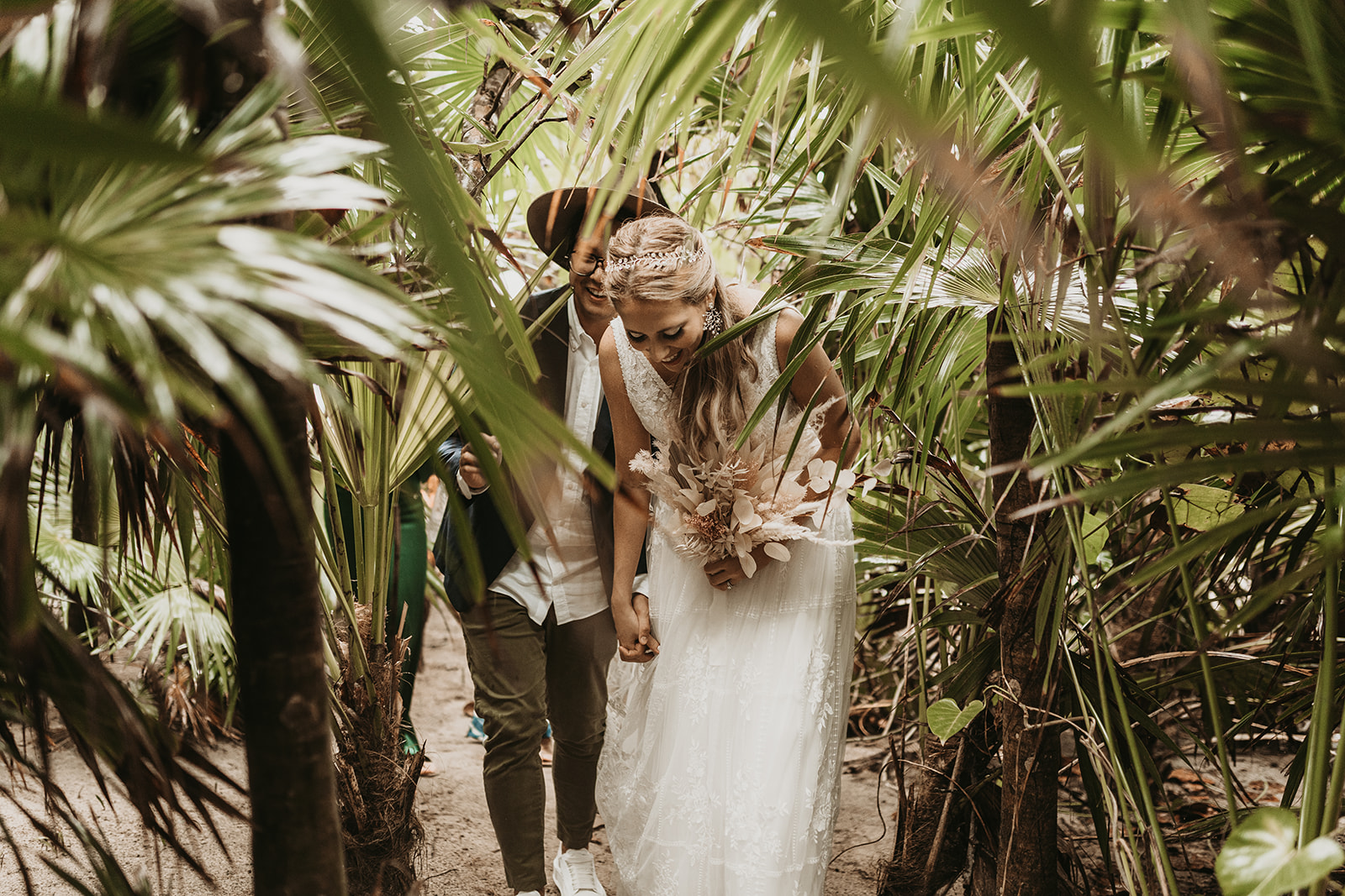 Mayan Ceremony - Tulum destination wedding in Sian Ka'an