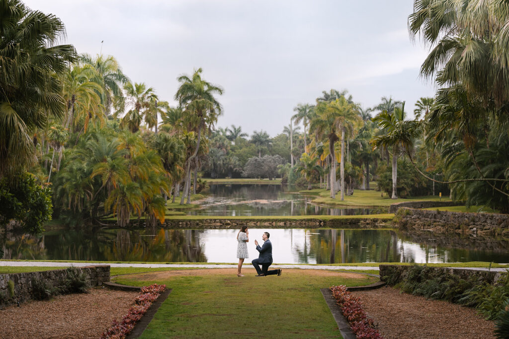 Fairchild Botanic Garden Engagement Photoshoot by Kristelle Boulos